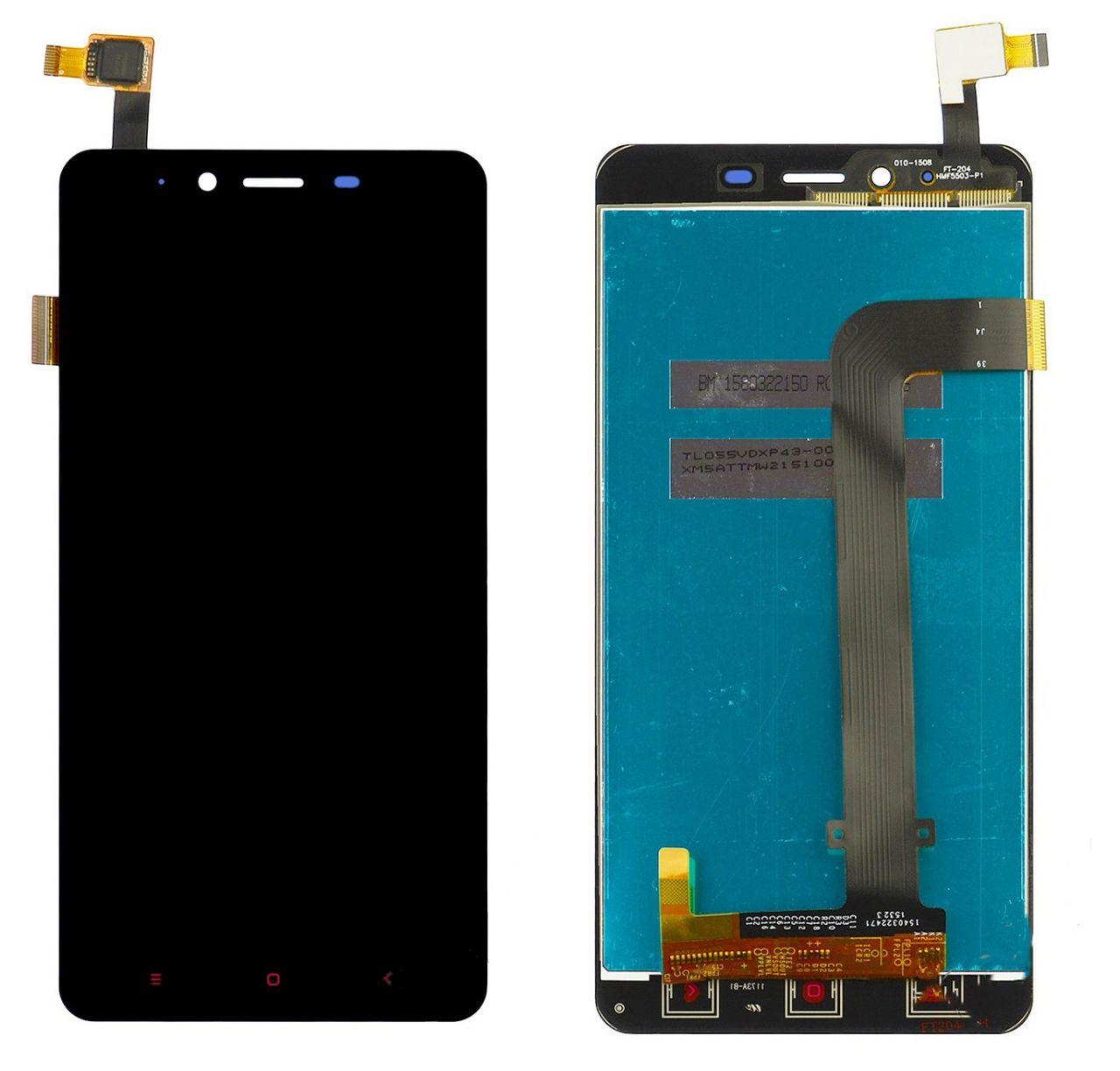 

Дисплей для Xiaomi Redmi Note 2 с сенсором, черный High copy