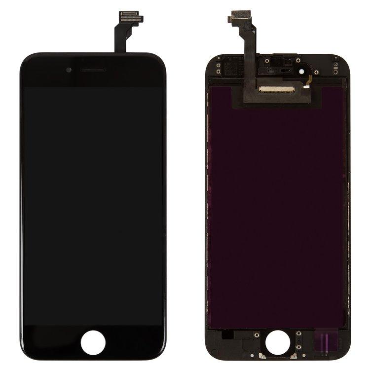 

Дисплей iPhone 6 (4.7") Black Original 100% с рамкой (восстановленное стекло)