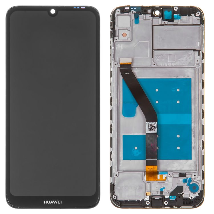 

Дисплей для Huawei Honor 8A с сенсором и рамкой, черный High copy
