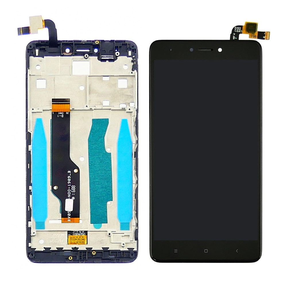 

Дисплей для Xiaomi Redmi Note 4X + сенсор черный и рамка High copy