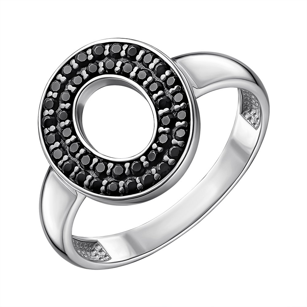 

Серебряное кольцо с фианитами 000149570 16.5 размера