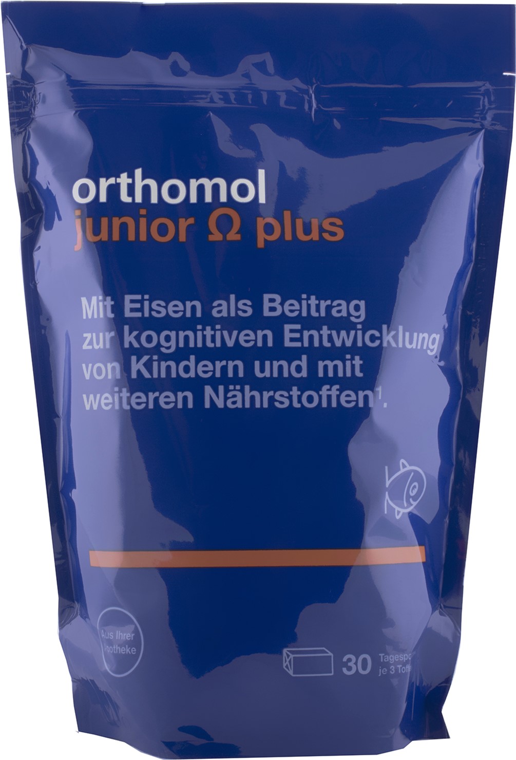 

Витамины и минералы Orthomol Junior Omega new (сила иммунитета Вашего ребенка) 30 дней жевательные ириски (11877835)
