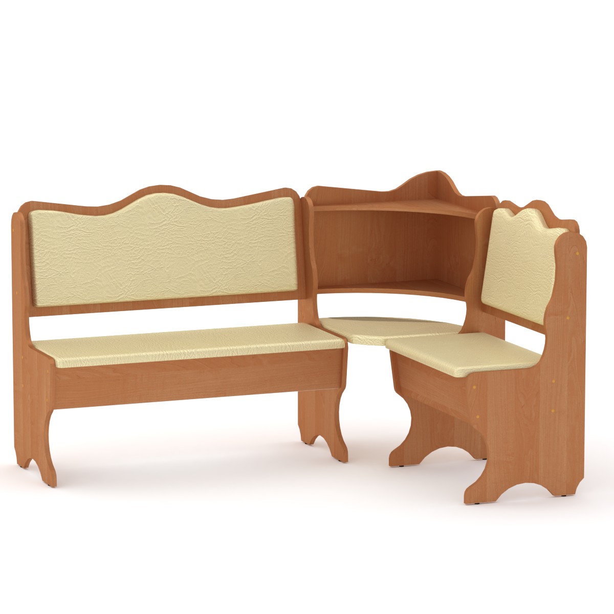 

Кухонный уголок Дакар Компанит Ольха + Слоновая кость