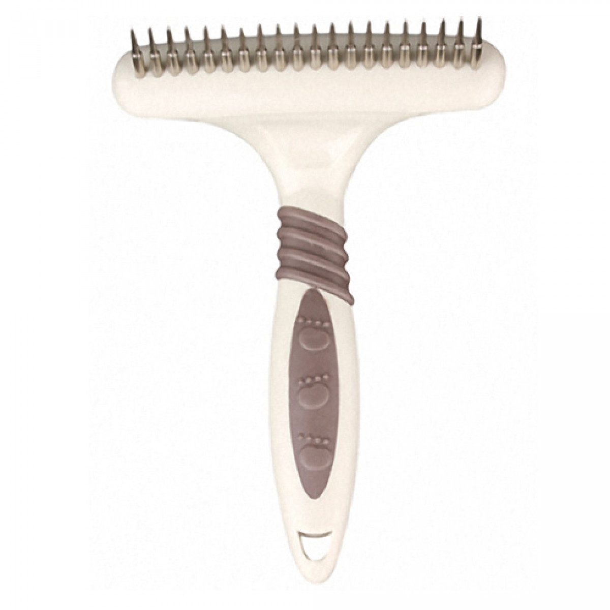 

Расческа грабли для длинношерстных собак Groo ME Rake 20 Teeth Flamingo BGL-KF-455