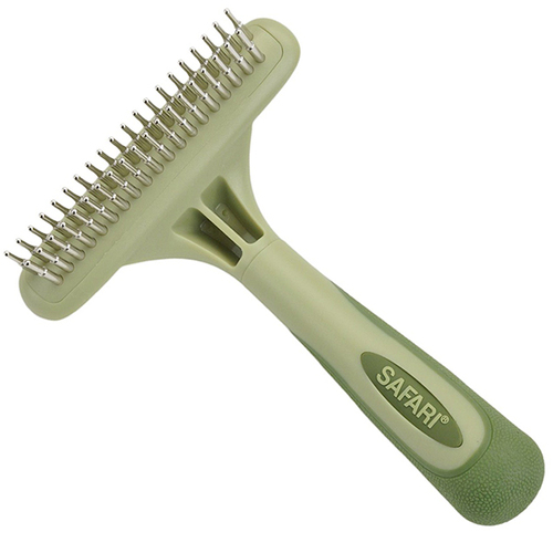 

Двухрядные грабли для подшерстка собак Safari Dog Rotating Pin Double Row Undercoat Rake Coastal Safari BGL-CS-197