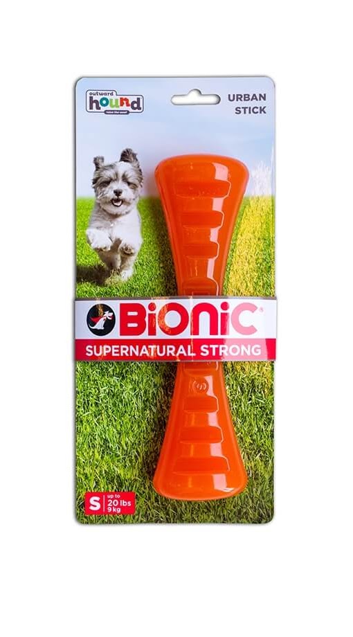 

Сверхпрочная игрушка для собак гантель оранжевая Bionic Opaque Stick S Bionic BGL-PT-37