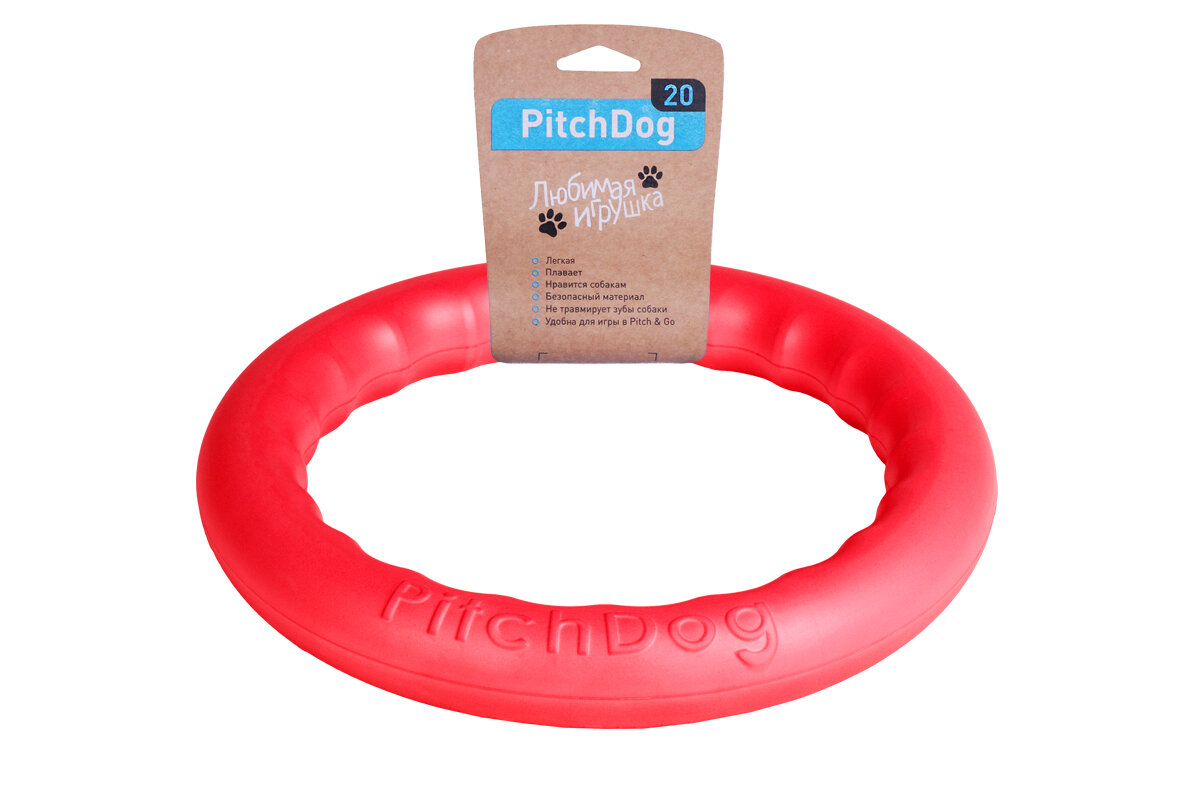 

Кольцо для апортировки PitchDog Ø 28 см розовый PitchDog BGL-PL-35