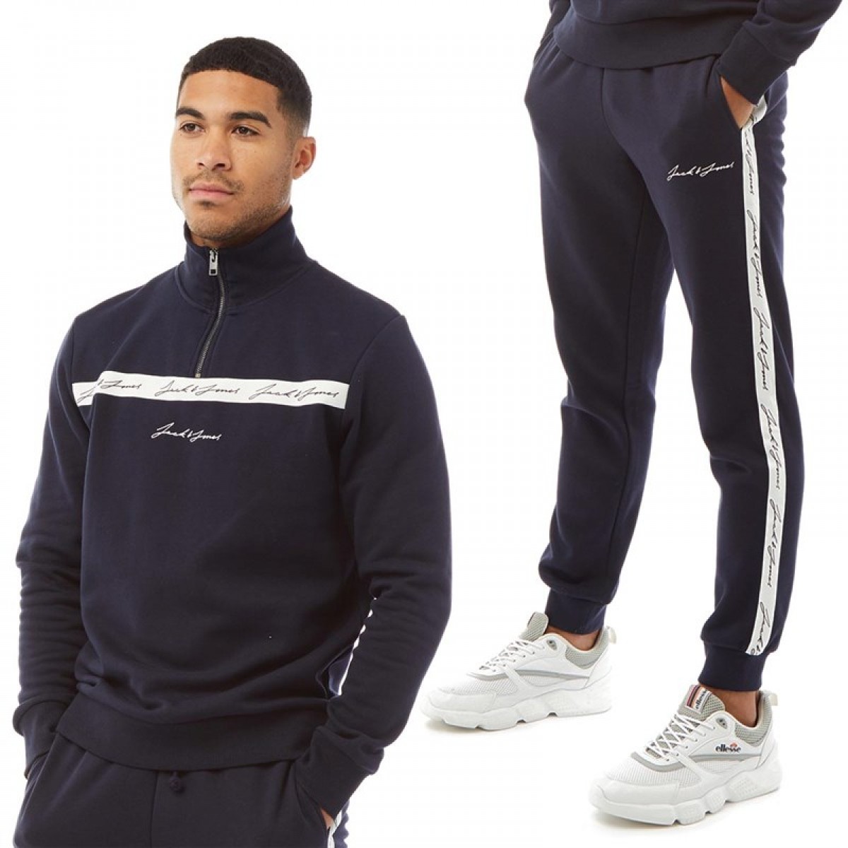 

Спортивный костюм JACK AND JONES Jaxon Navy Blazer Navy,  (46, Спортивный костюм JACK AND JONES Jaxon Navy Blazer Navy, M (46)
