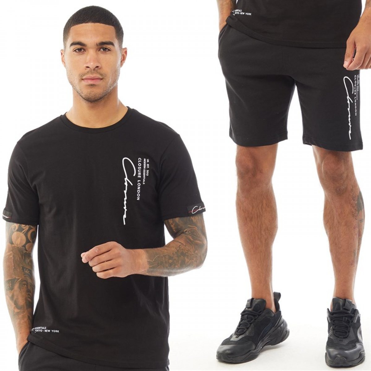 

Спортивный костюм Closure London Multi Print T-Shirt And Set Black Black,  (48, Спортивный костюм Closure London Multi Print T-Shirt And Set Black Black, L (48)