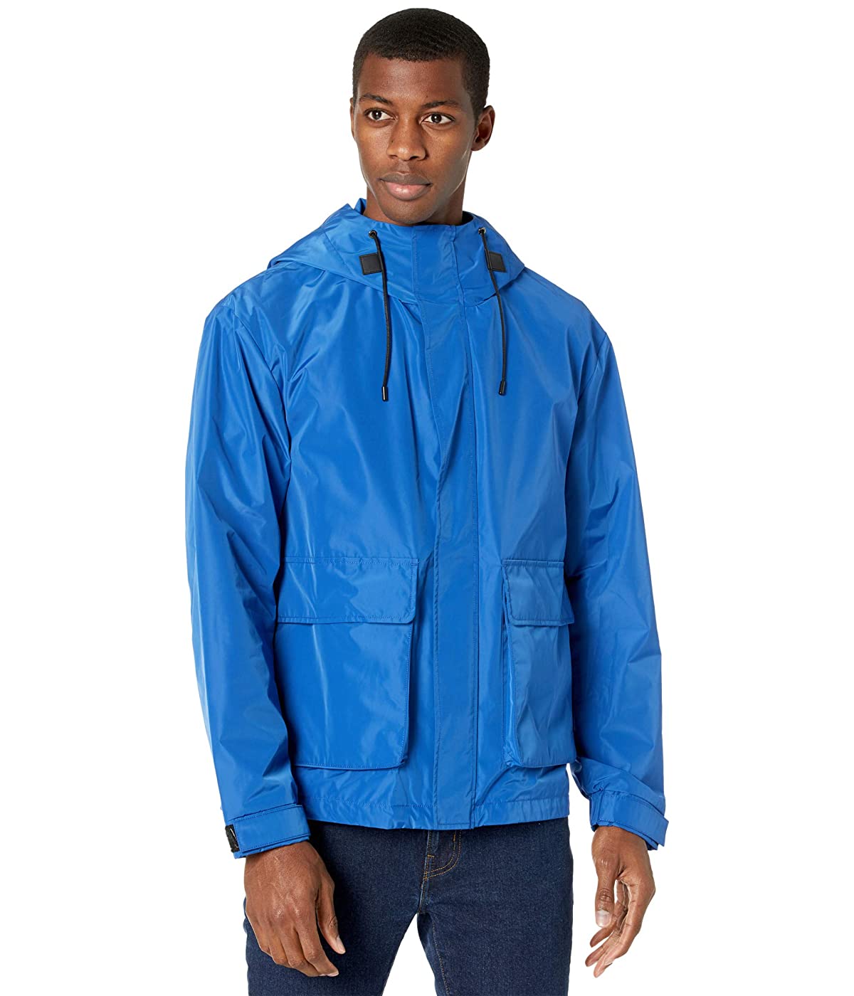 

Дождевик MACKAGE Bernie Raincoat with Mask in Hood Pocket Blue, 42W 32L