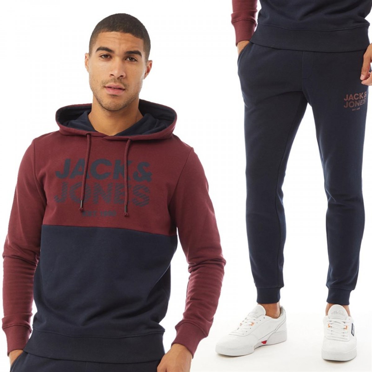 

Спортивный костюм JACK AND JONES Miller Sweat Port Royale/Sky Captain Multi,  (42, Спортивный костюм JACK AND JONES Miller Sweat Port Royale/Sky Captain Multi, XS (42)