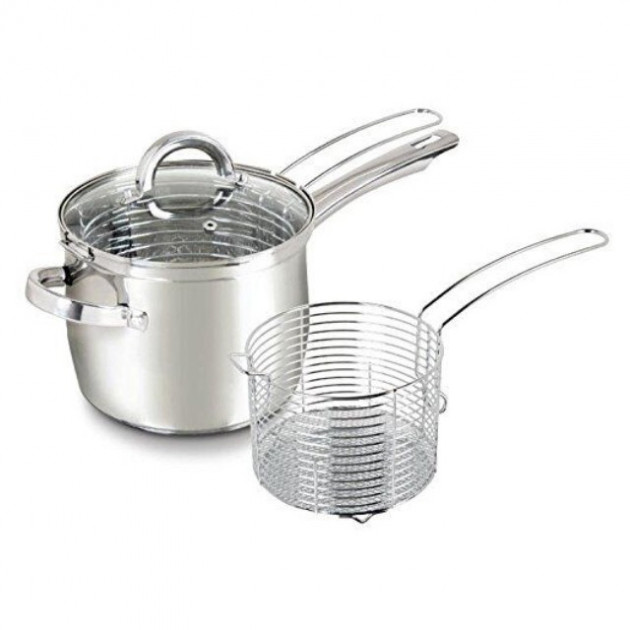

Кастрюля-фритюрница из нержавеющей стали Edenberg 3,8 л EB-1510