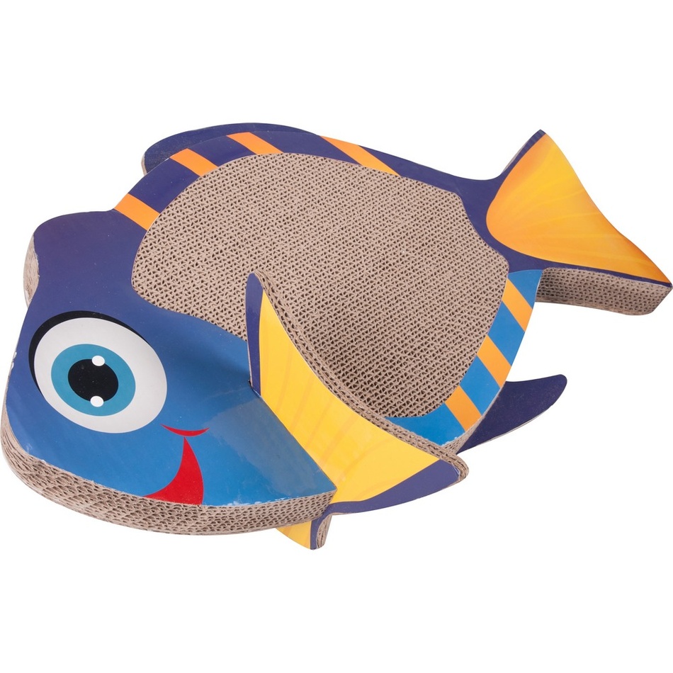 

Когтеточка для котов Fish Scratching Board 45 x 27 x 18 см Flamingo BGL-KF-521