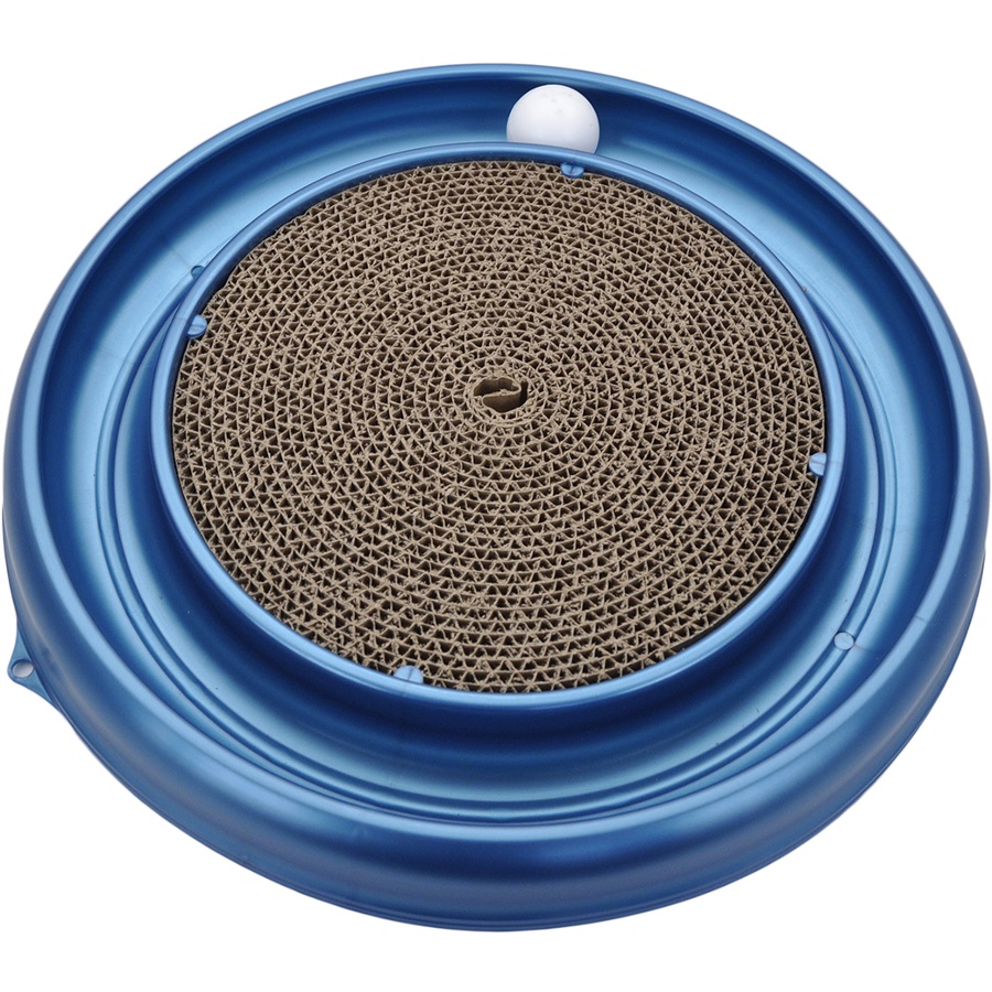 

КОСТАЛ ТУРБО когтеточка для котов, интерактивная игрушка, с мячиком Turbo Scratcher 40 x 4.5 x 1 см Coastal BGL-CS-148