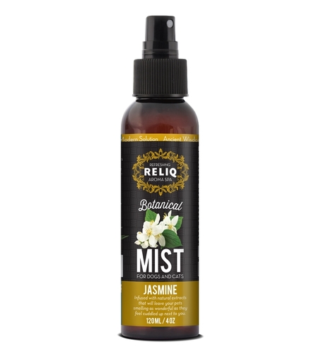 

Cпрей с ароматом жасмина для ухода и увлажнения шерсти собак Botanical Mist-Jasmine 120 мл Reliq BGL-RQ-03