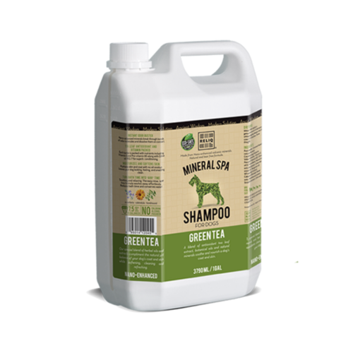 

Шампунь с маслом зеленого чая для собак Mineral Spa Green Tea Shampoo 3.8 л Reliq BGL-RQ-12