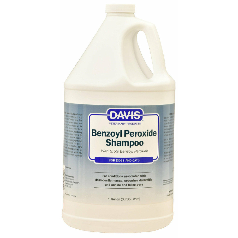 

Шампунь для собак и котов с демодекозом и дерматитами Davis Benzoyl Peroxide Shampoo 3,8 л Davis BGL-DV-08