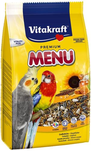 

Корм для нимф и крупных попугаев Vitakraft Menu 1 кг BGL-VK-30
