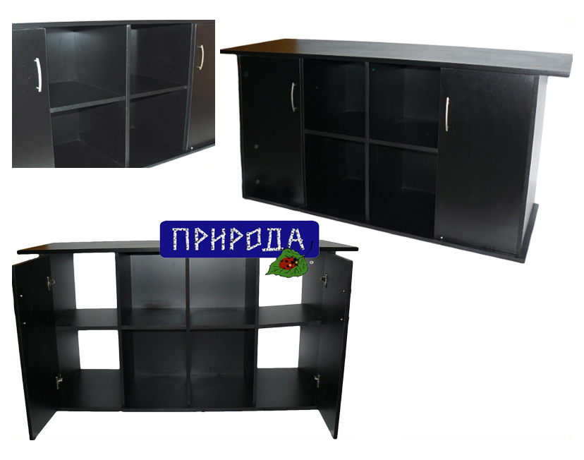 

Тумба прямая с дверью, 150х50х70 см Черная Природа BGL-PR-659
