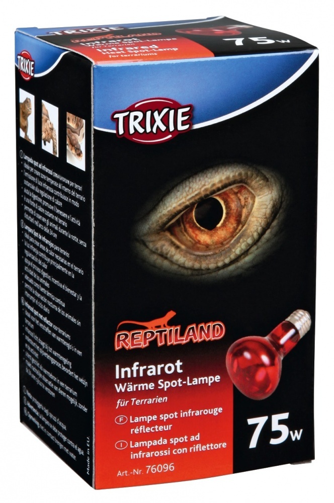 

Лампа инфракрасная для обогрева Infrared Heat Spot Lamp 75W Ø 63 х 100 мм ∠30° Trixie BGL-TX-257