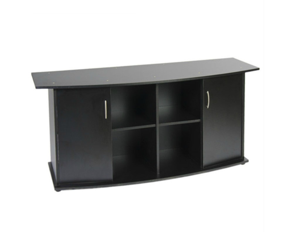 

Тумба овальная с дверцами под аквариум 150х50х70 черная Природа BGL-PR-671