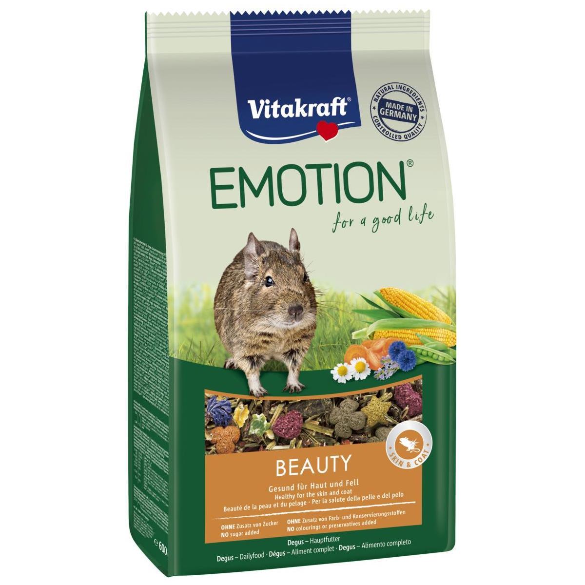 

Корм для дегу Vitakraft Emotion Beauty Selection All Ages 600 г BGL-VK-83