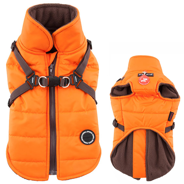 

Жилет для собак, со шлейкой Mountaineer XL оранжевый Puppia BGL-PP-16
