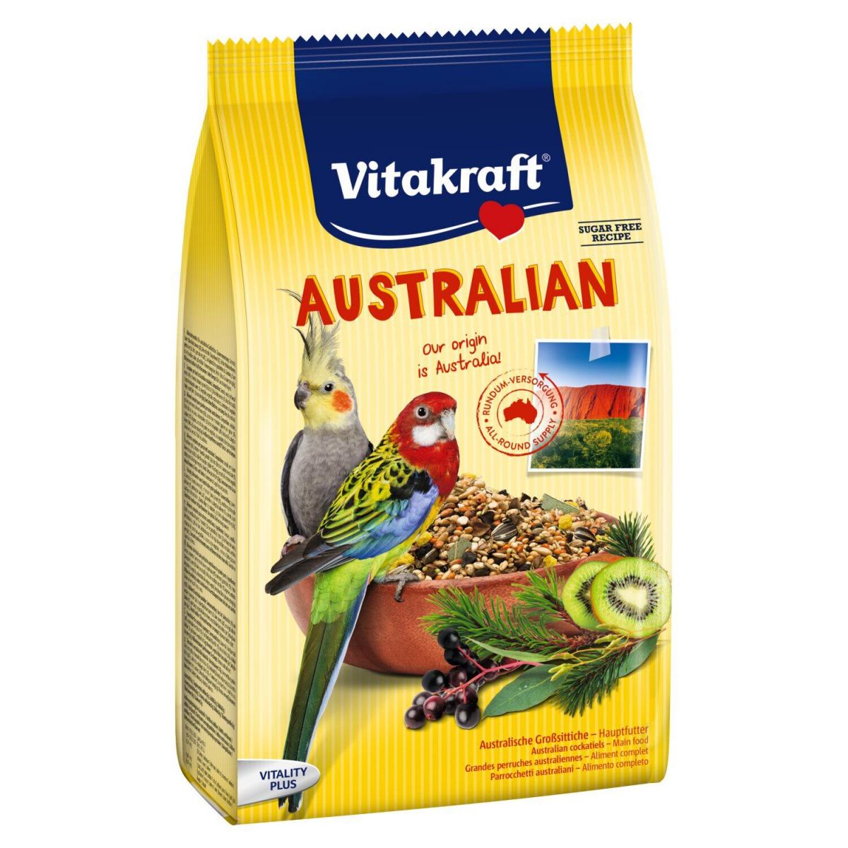 

Корм для Австралийских попугаев с кактусом Vitakraft Australian 750 г BGL-VK-41
