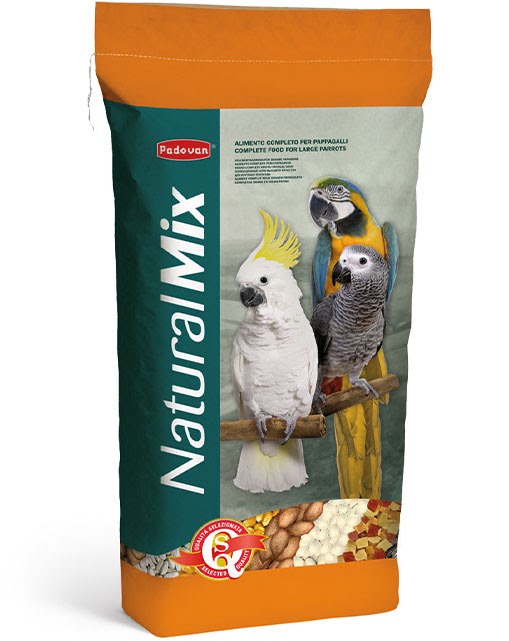 

Rорм для крупных попугаев Naturalmix Pappagalli 18 кг Padovan BGL-PD-10