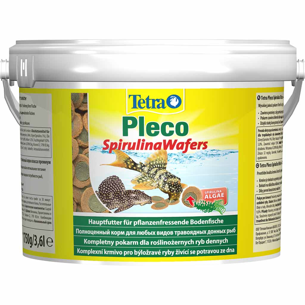

Сухой корм для донных рыб в пластинках со спирулиной PLECO Algae Wafers Tetra 3.6 л Tetra BGL-TET-678