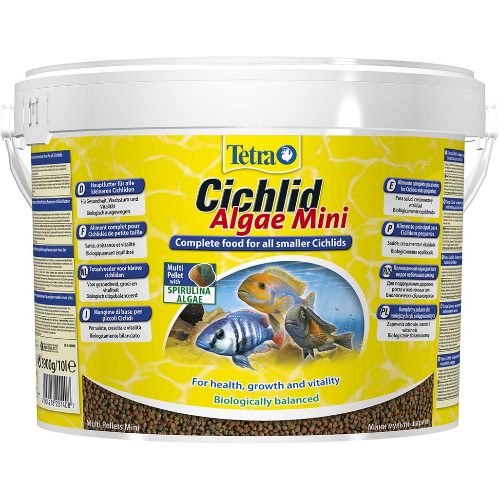 

Сухой корм для цихлид в гранулах CICHLID Algae MINI Tetra 10 л Tetra BGL-TET-647