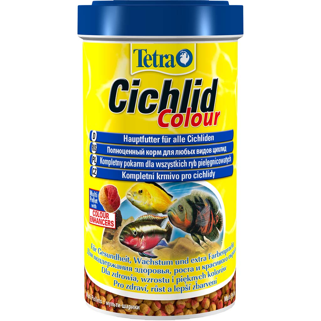 

Сухой корм для цихлид в гранулах CICHLID Colour Tetra 500 мл Tetra BGL-TET-648