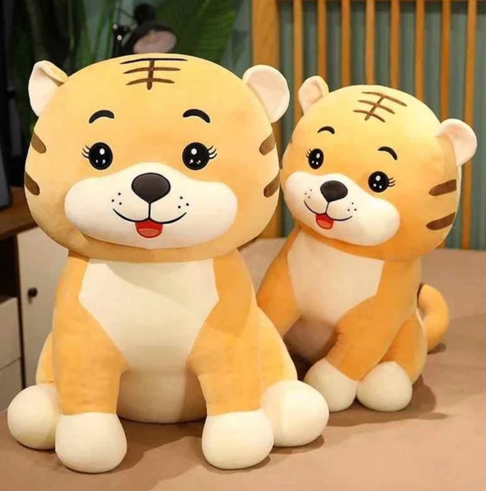 

Мягкая флисовая игрушка плед-подушка 3 в 1 трансформер в виде Тигра