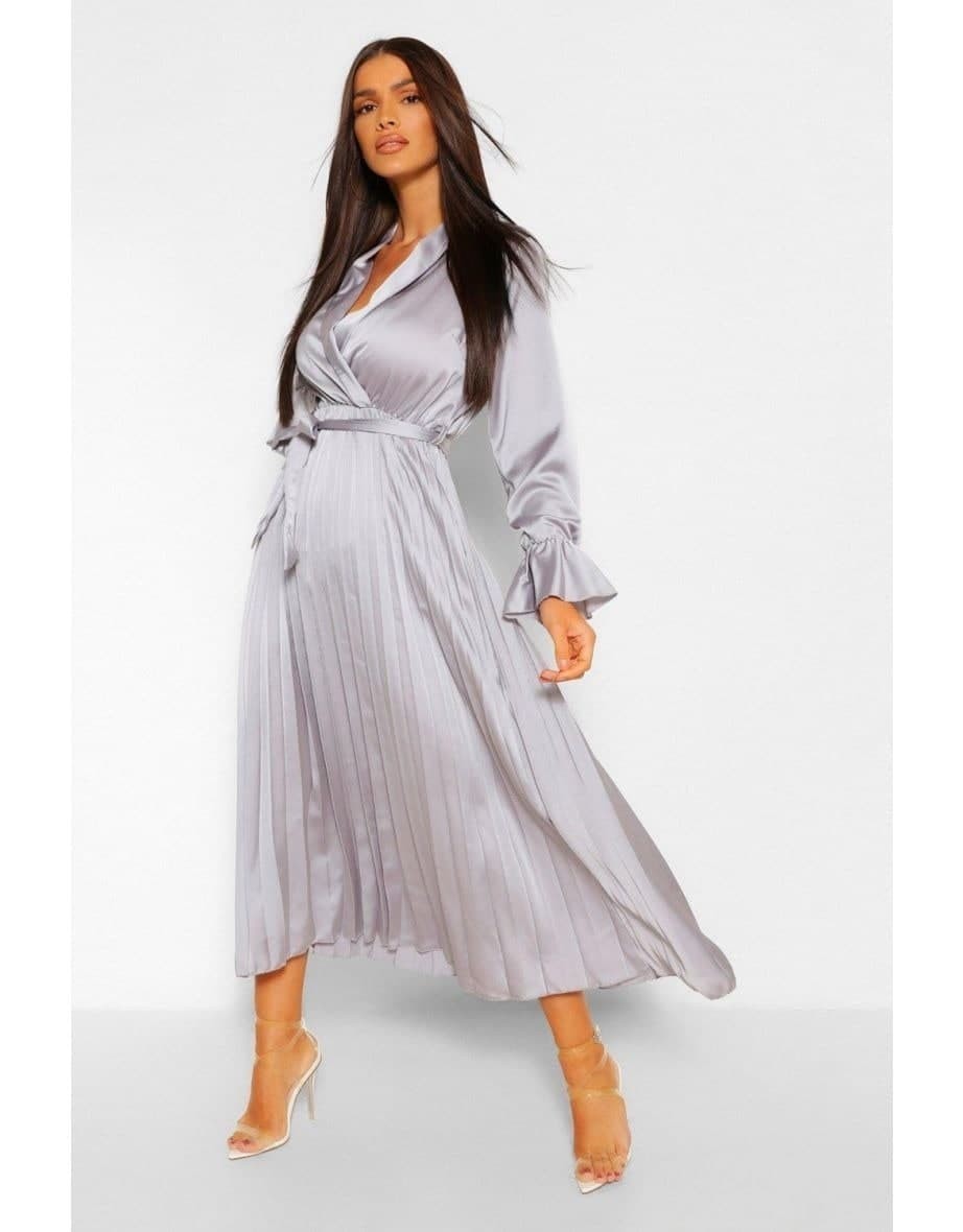 

Платье Boohoo  серый 520321500023, Платье Boohoo 42 серый 520321500023
