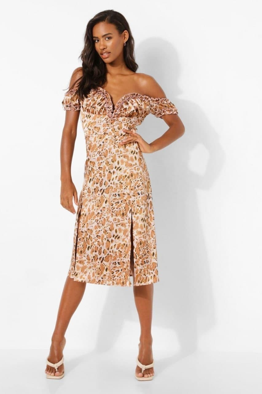 

Платье Boohoo  бежевый 521321500123, Платье Boohoo 42 бежевый 521321500123