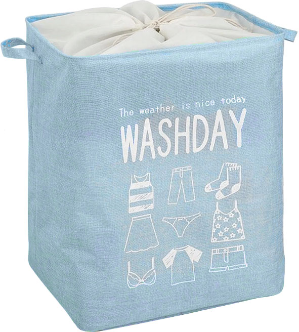 

Корзина складная для белья и игрушек Organizers Washday Голубая