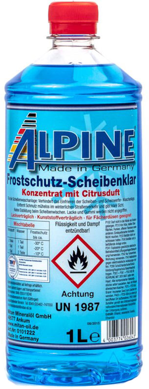 ALPINE Scheibenreiniger / Scheibenfrostschutz - 0101222 