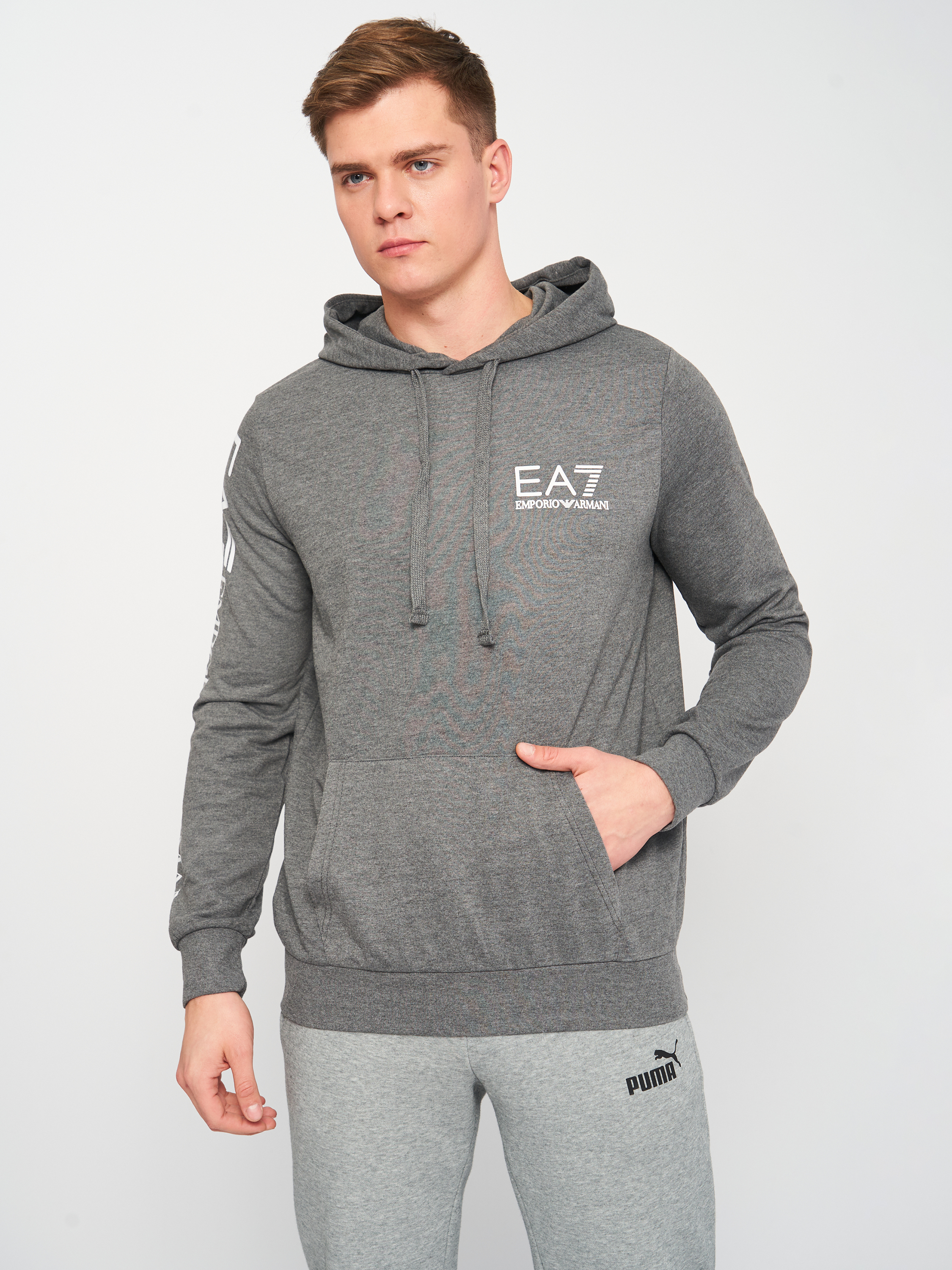 

Худи EA7 10849.2  Серое, Худи EA7 10849.2 2XL Серое