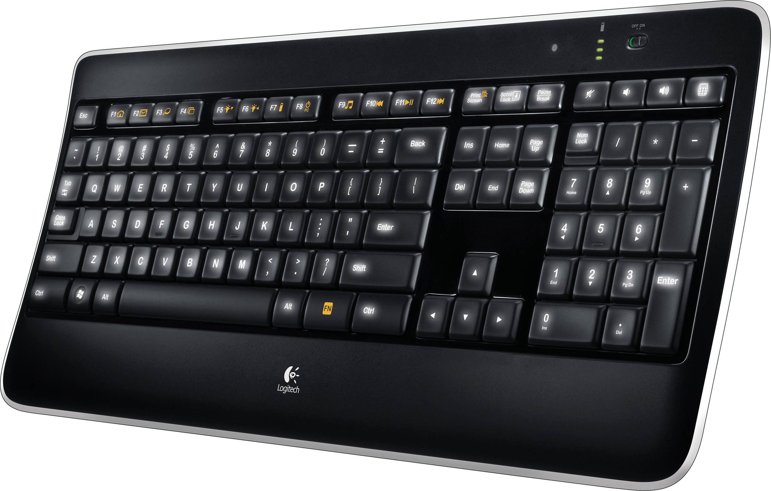 

Logitech Wireless Illuminated Keyboard K800 (920-002372)