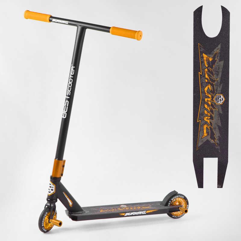 

Самокат трюковый 95819 Best Scooter HIC-система, пеги колёса PU, d=110мм, ширина руля - 53 см, высота руля от пола 83 см