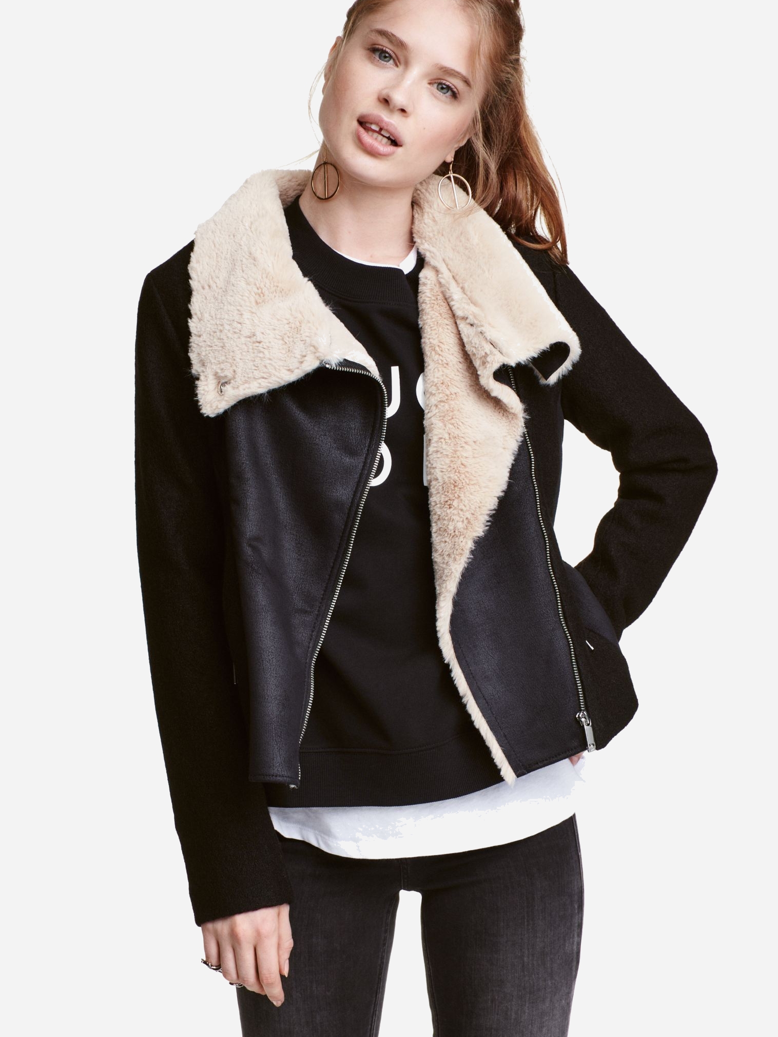 

Дубленка H&M 3354192abr  Черная, Дубленка H&M 3354192abr 34 Черная