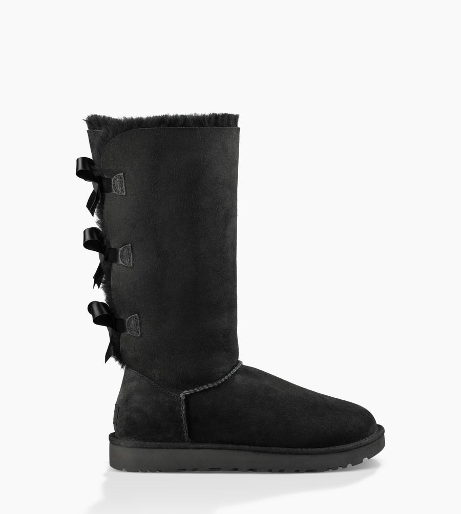 

Угги Классические высокие Bailey Bow Tall II Black 1016434 Черный 37