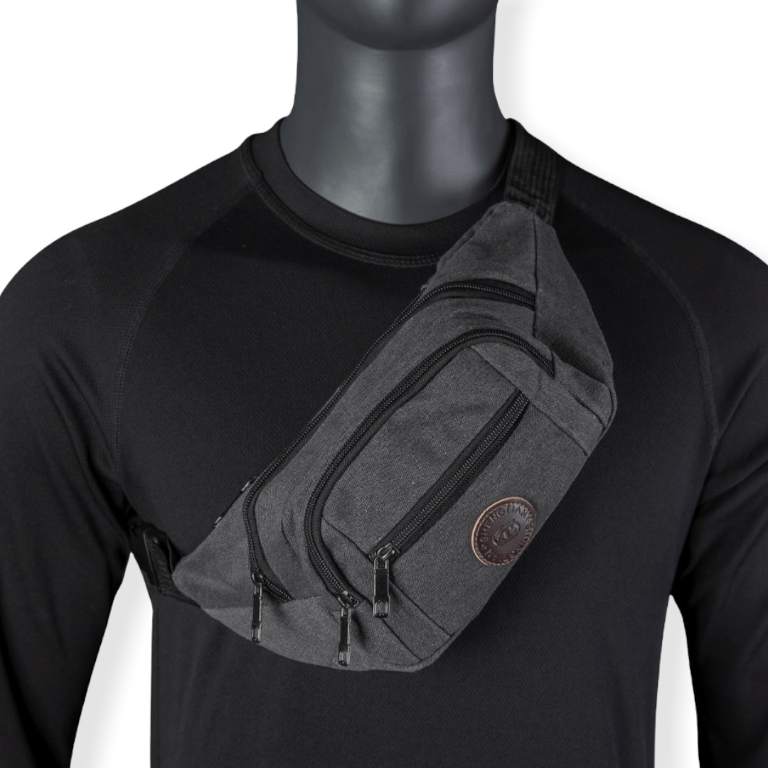 

Сумка поясная Mini Gray