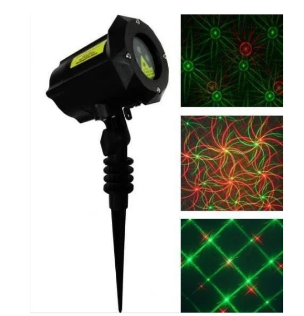 

Лазерный проектор для улицы Лазерная установка уличная RD-8002 RGB (3 цвета) (6 рис.) XL-719RGB (ППРПРП788979)