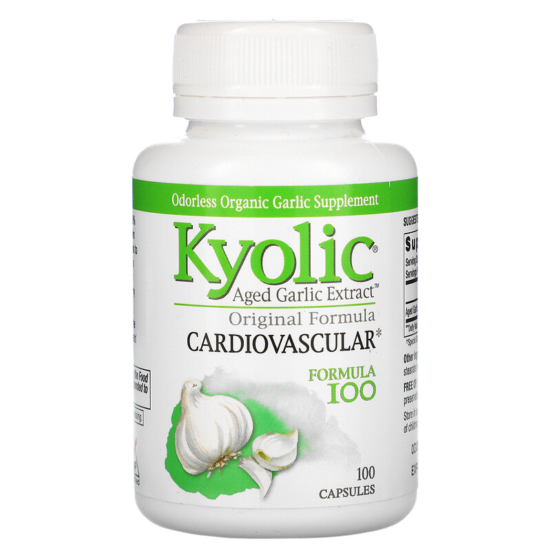 

Kyolic Aged Garlic Extract Cardiovascular Formula 100 100 капсул (4384303998)