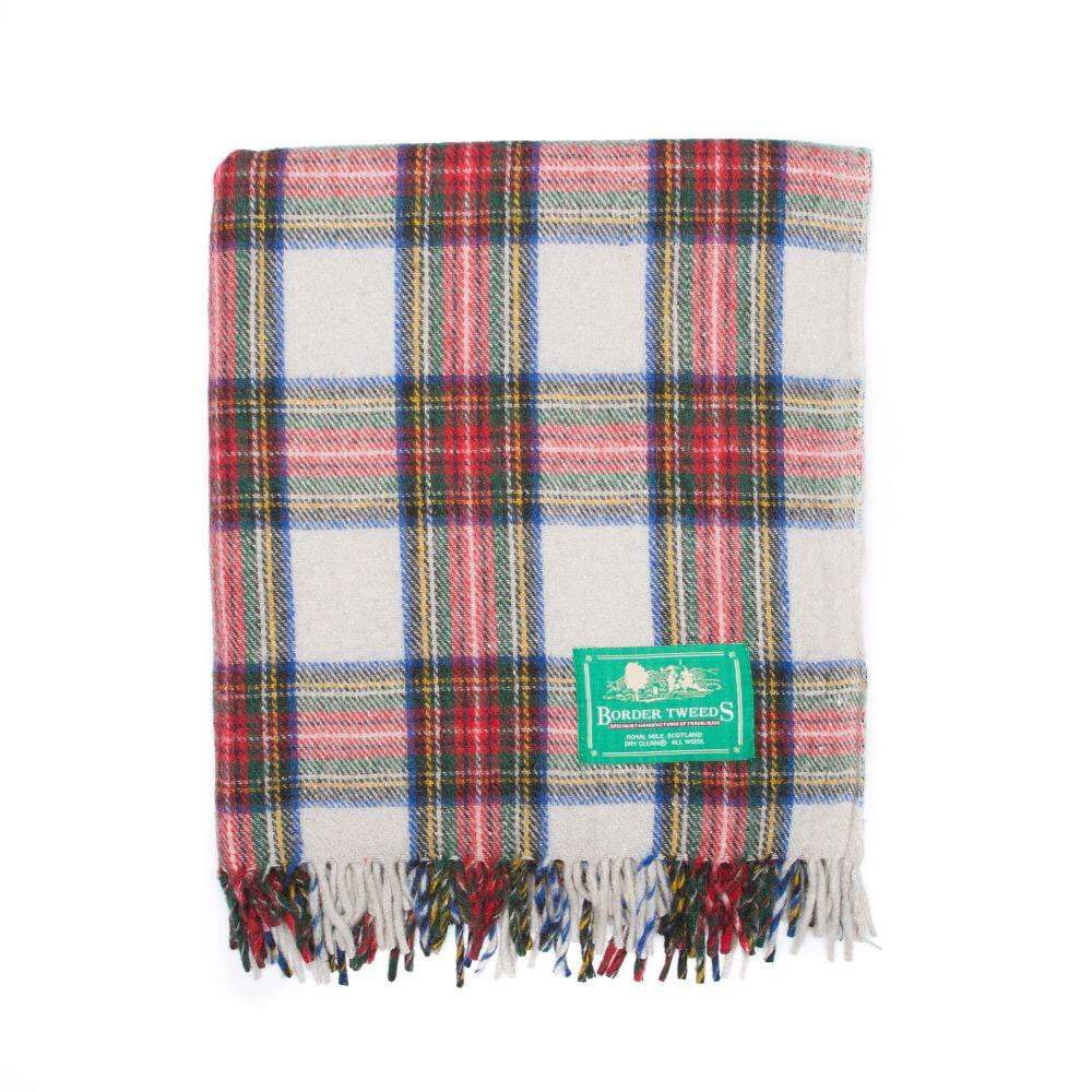 

Клетчатый шерстяной плед Stewart Dress 196×150 (21-SKC-TRUG)