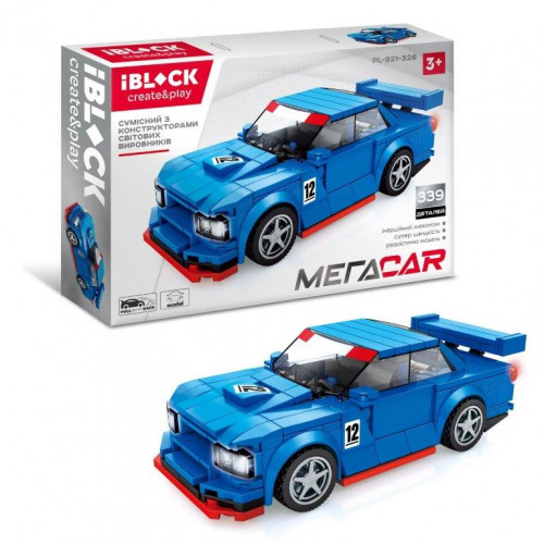 

Конструктор IBLOCK мега CAR 339 дет. (PL-921-326)
