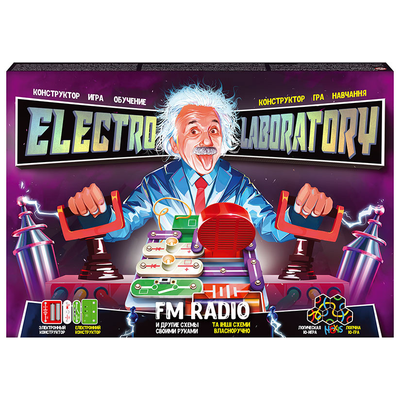 

Электронный конструктор "Electro Laboratory. FM Radio" Danko Toys ELab-01-01