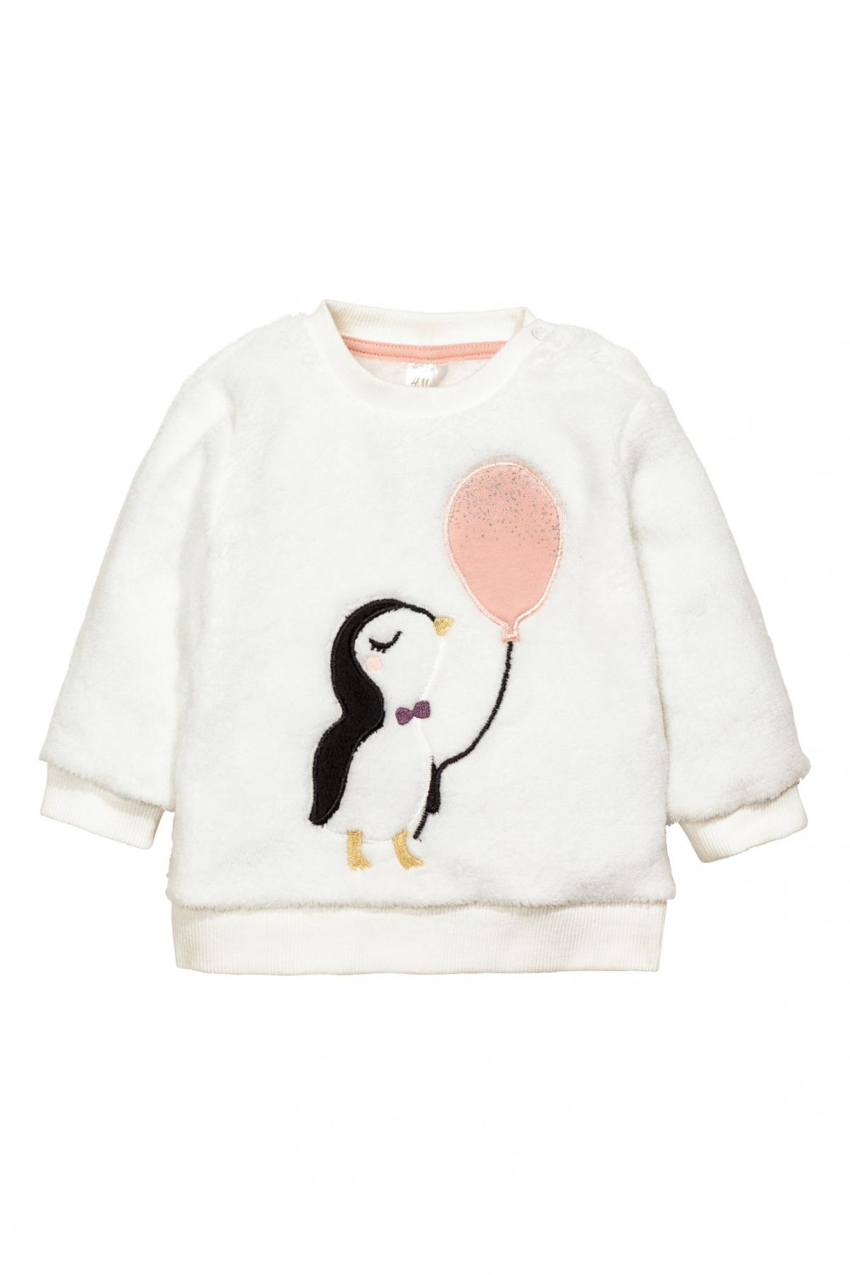 

Футболка H&M 74 (6-9m) Белая (5015-0423197001)