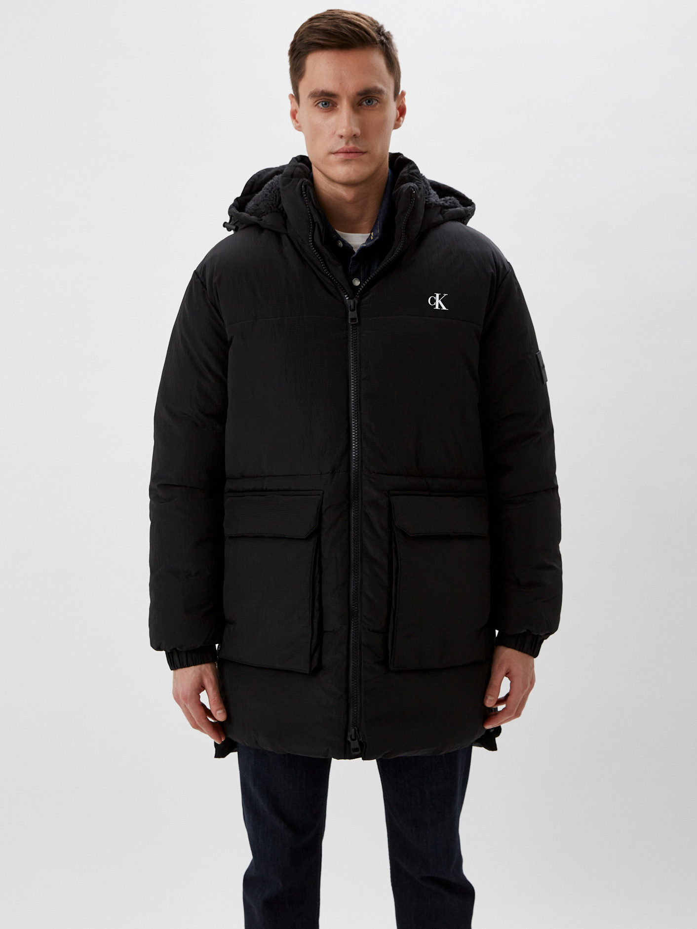 

Куртка Calvin Klein Jeans Dropped Hem Ribstop Puffer J30J319589-BEH  Black, Куртка Calvin Klein Jeans Dropped Hem Ribstop Puffer J30J319589-BEH XL Black